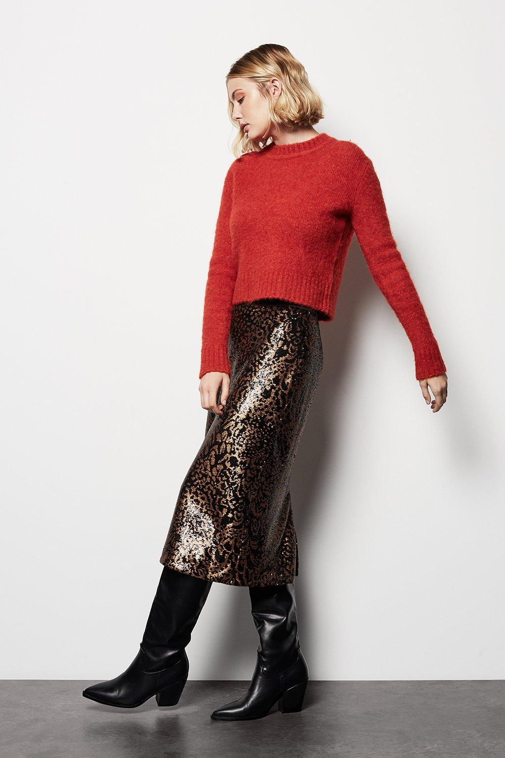 karen millen black skirt