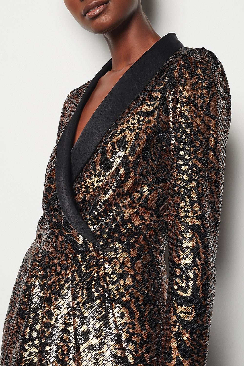 karen millen sequin midi dress