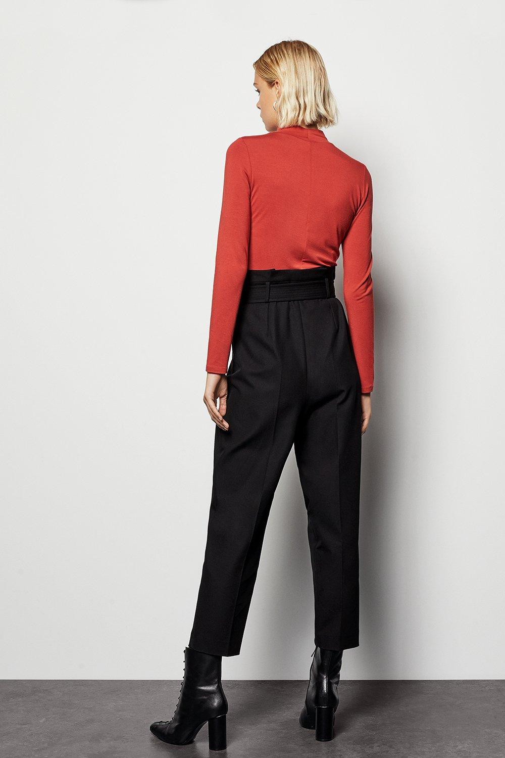 cinched waist trousers