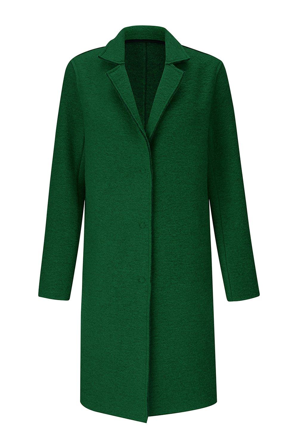 textured wool coat