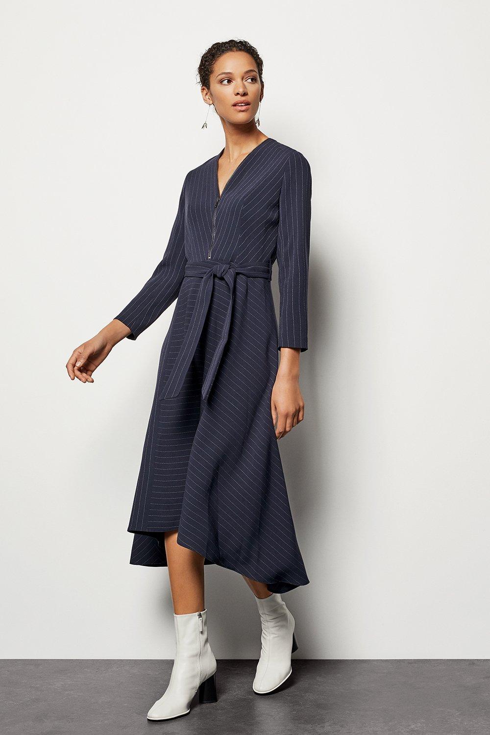 karen millen navy blue dress