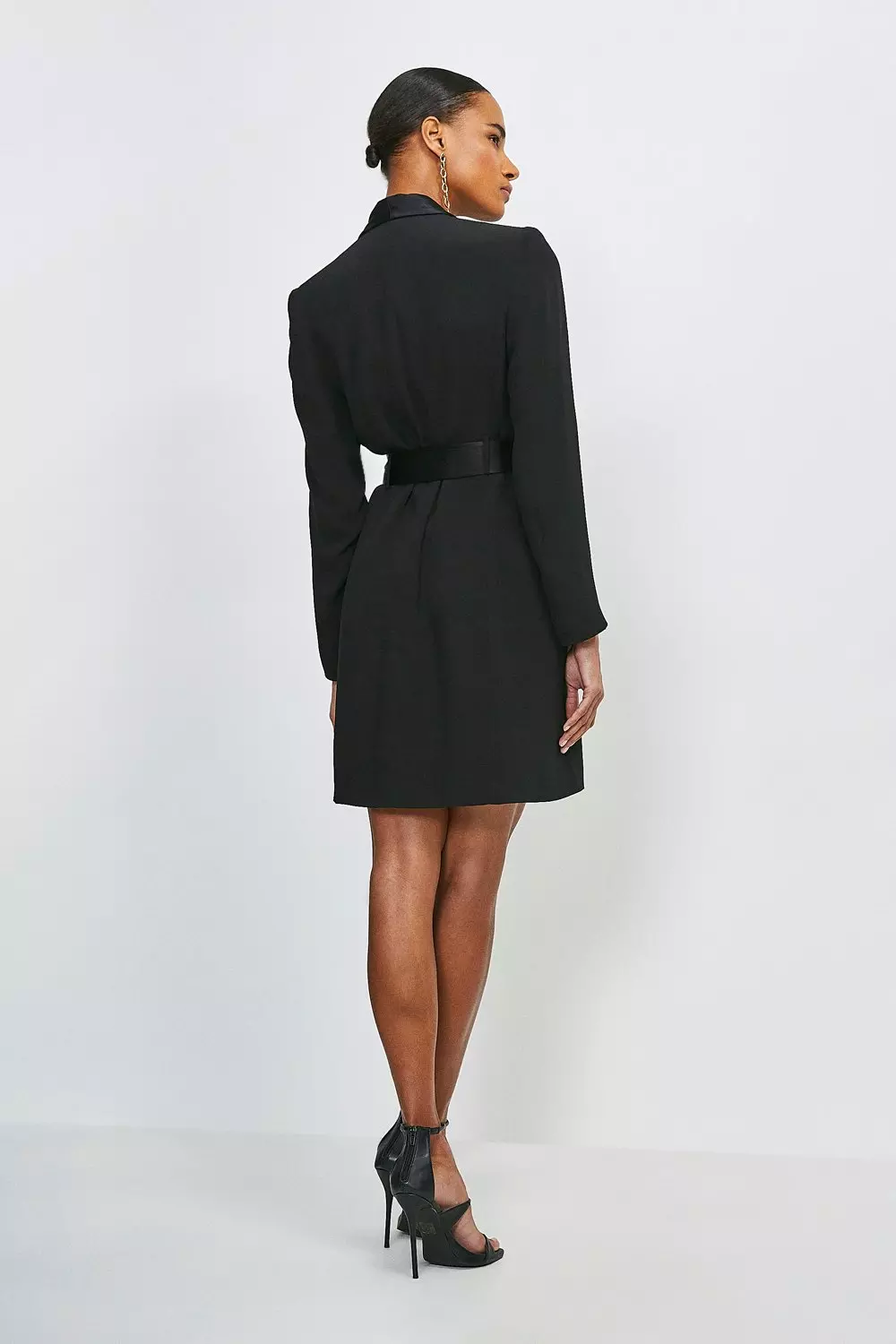 Karen millen 2025 tailored tuxedo dress