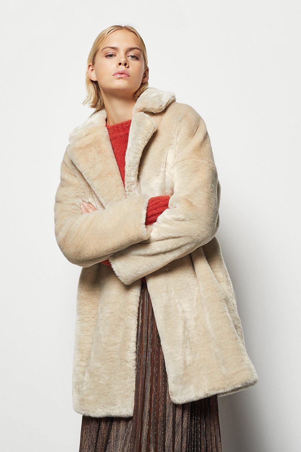 faux fur coat