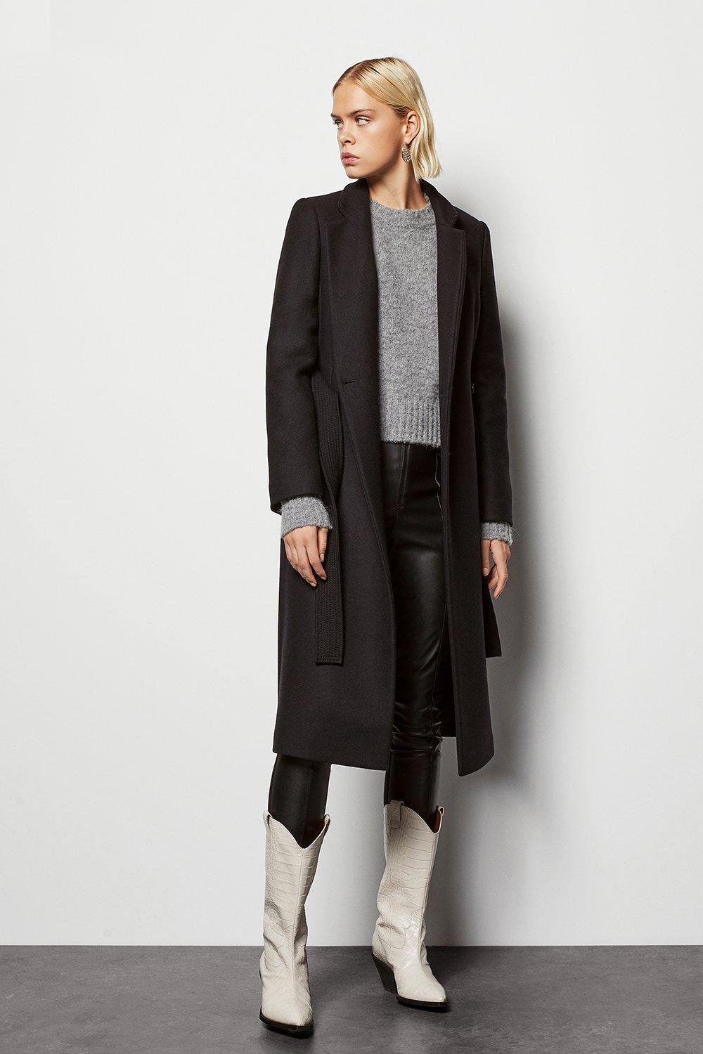 karen millen black coat