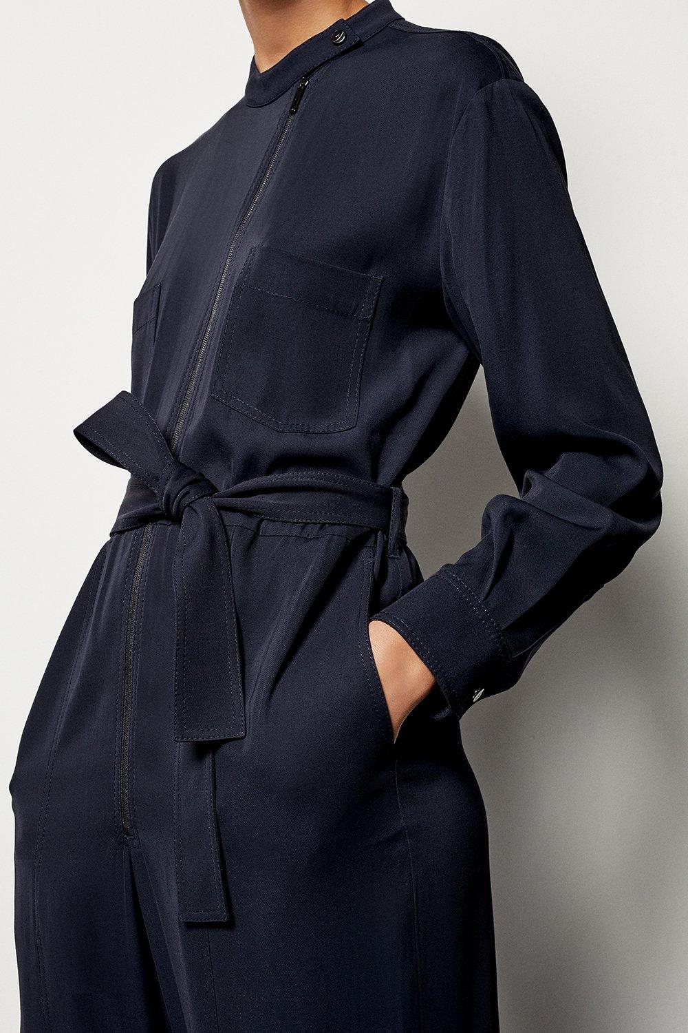 karen millen navy jumpsuit
