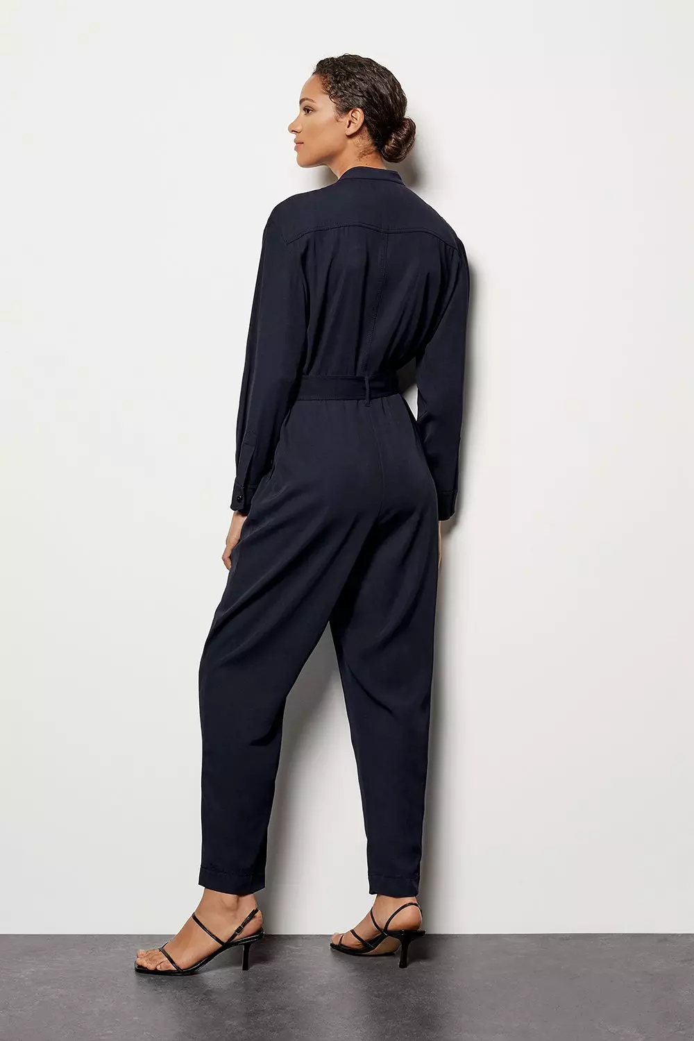 Zip Front Jumpsuit | Karen Millen