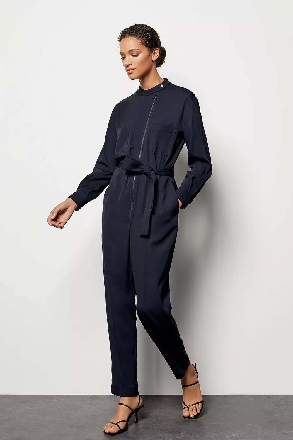 Karen millen cheap navy jumpsuit