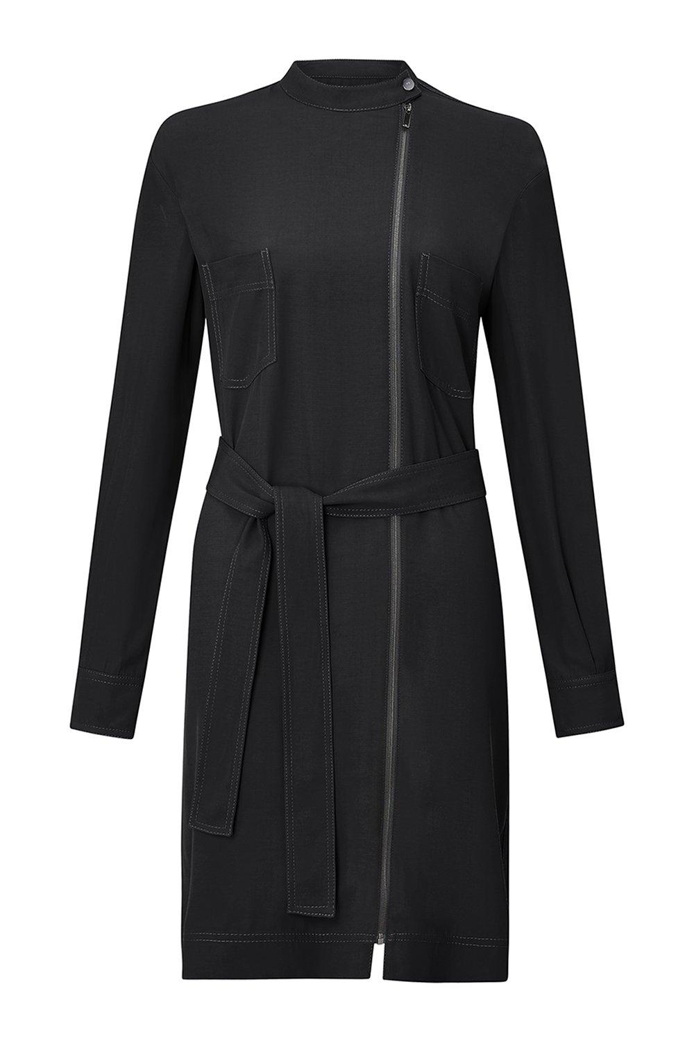 karen millen black zip dress