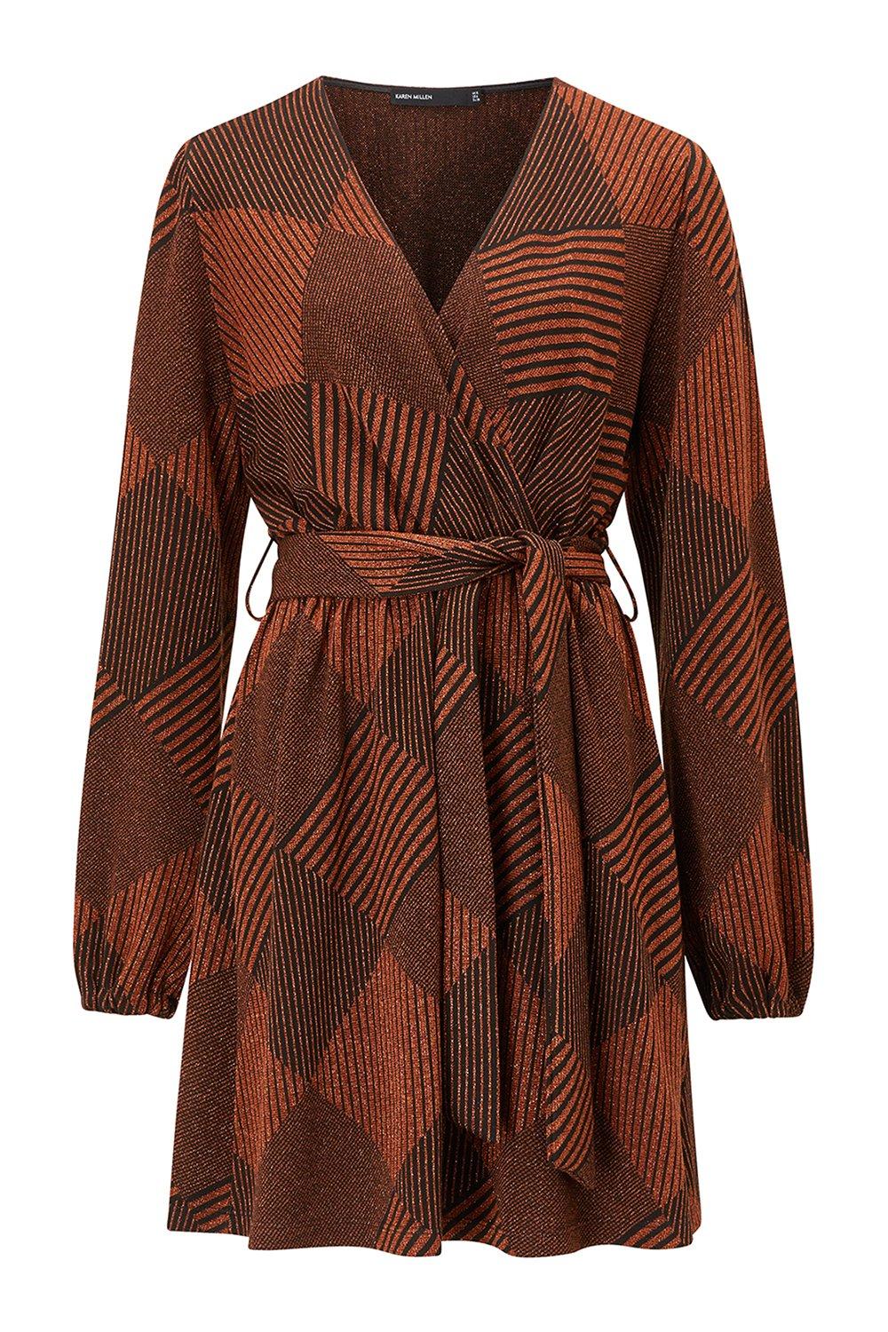 karen millen wrap shirt dress