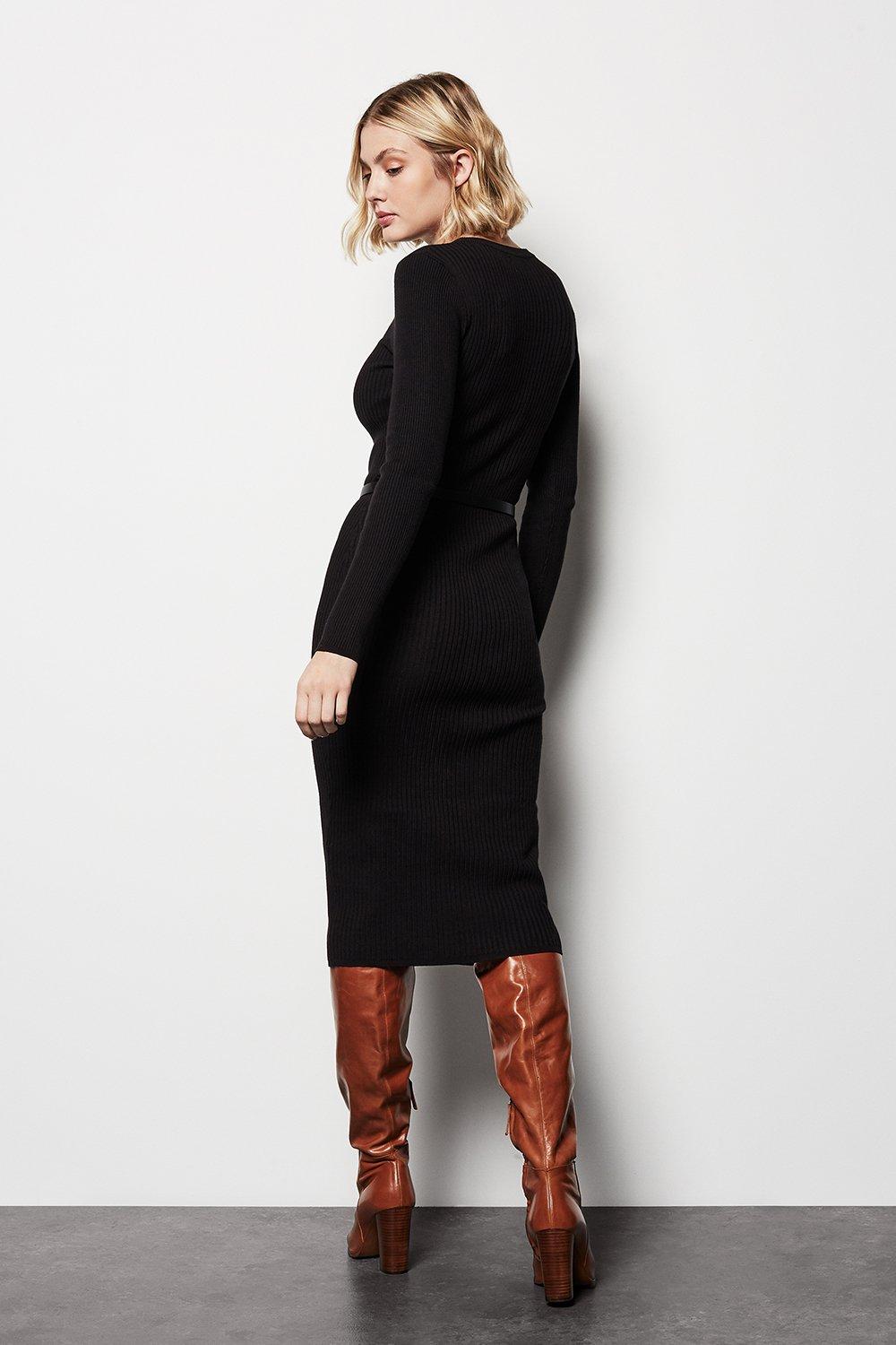 karen millen ribbed dress