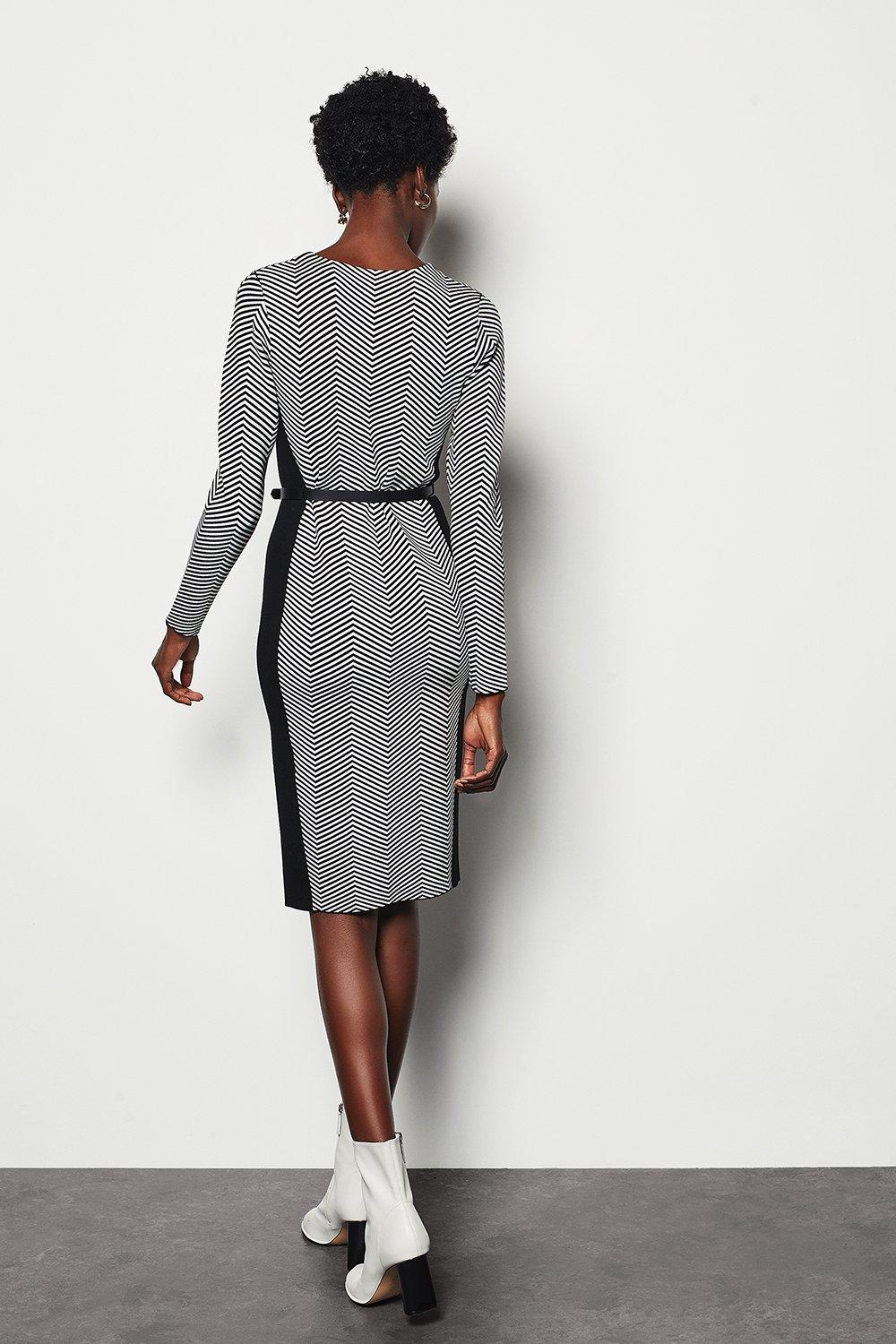 karen millen embellished knit dress