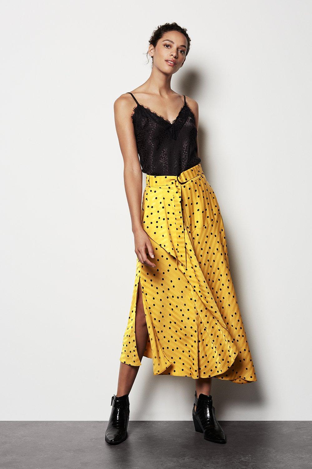 karen millen mustard dress