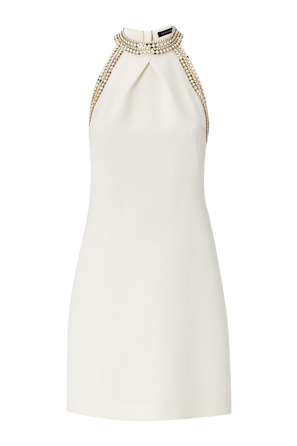 karen millen embellished mini dress