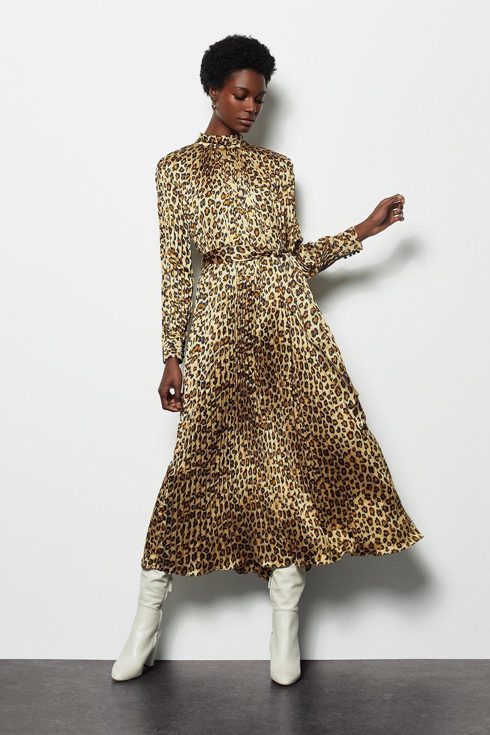 karen millen leopard mini dress