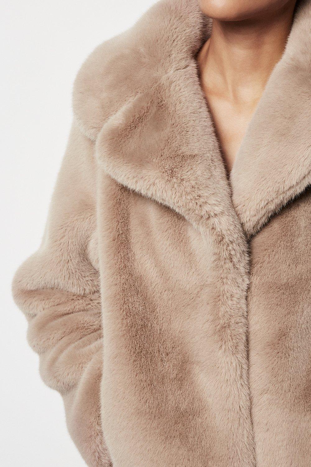 fake fur cardigan