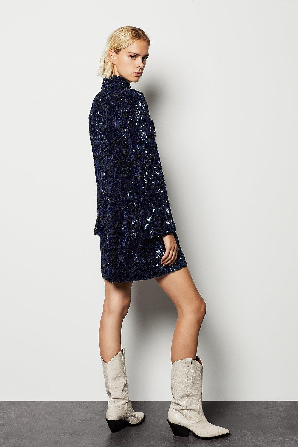 karen millen sequin dress