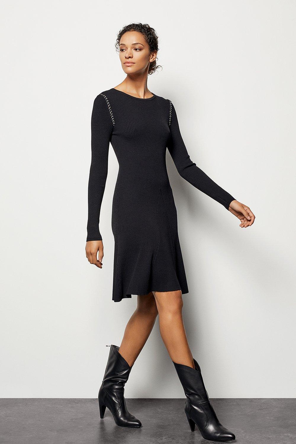 long knitwear dress