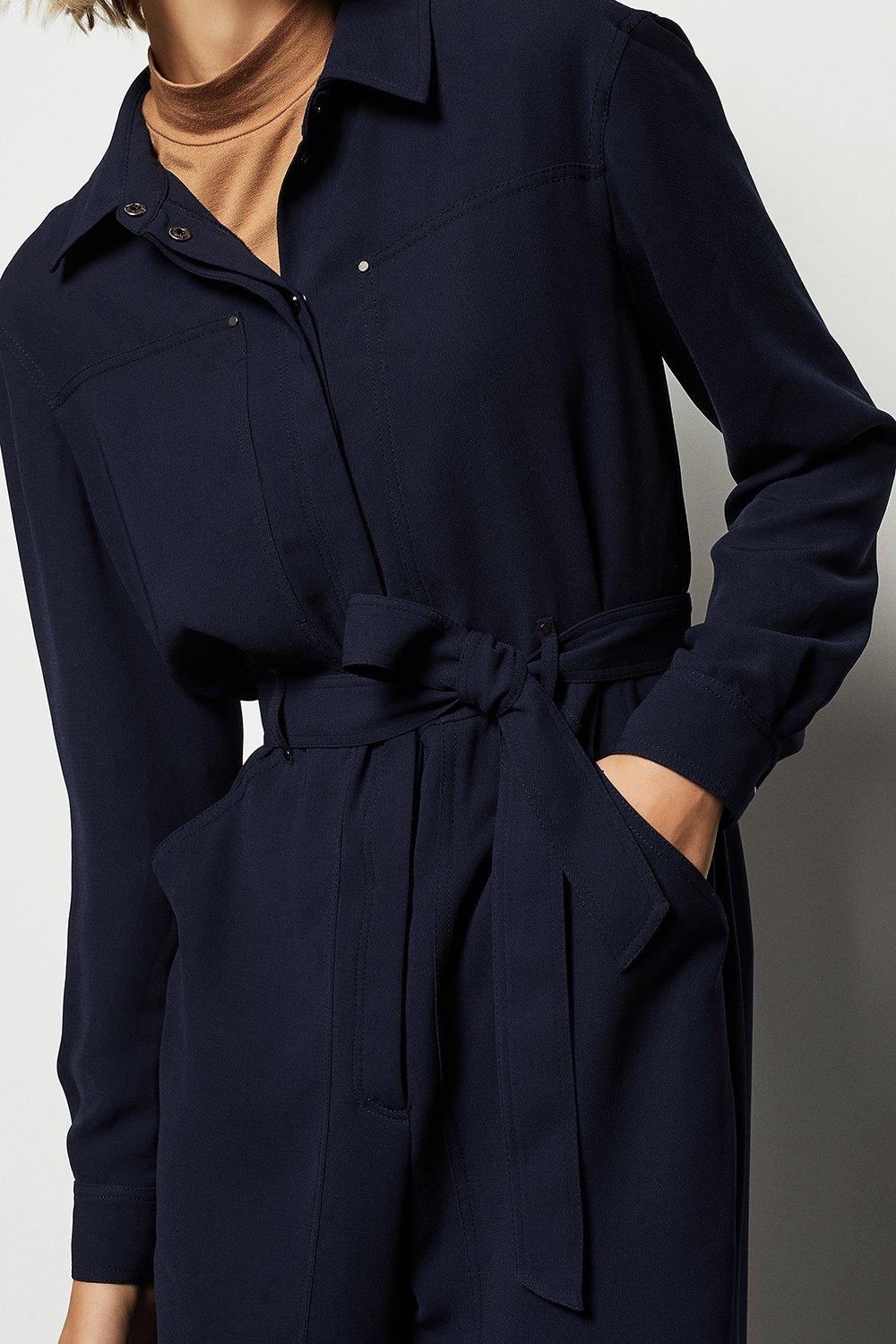 karen millen black utility dress