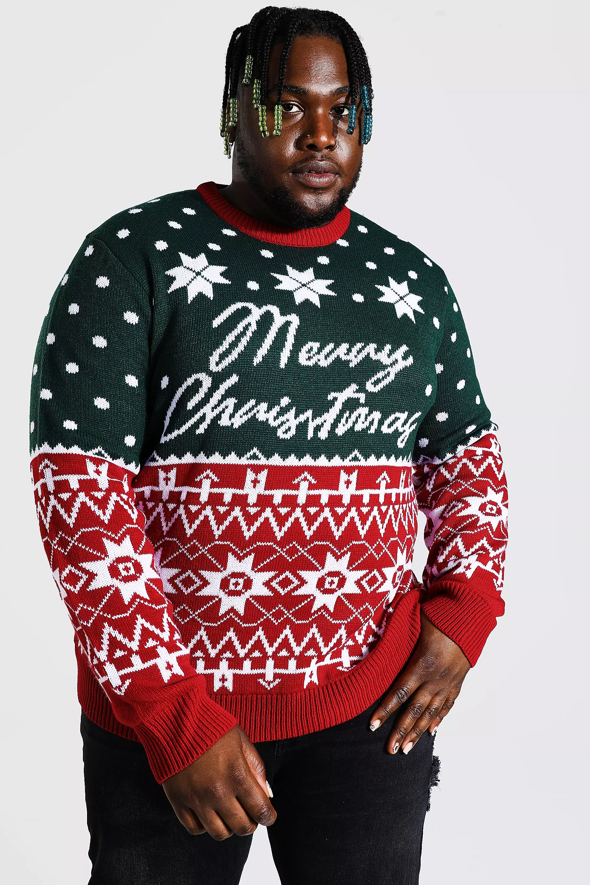 Big size outlet christmas jumpers