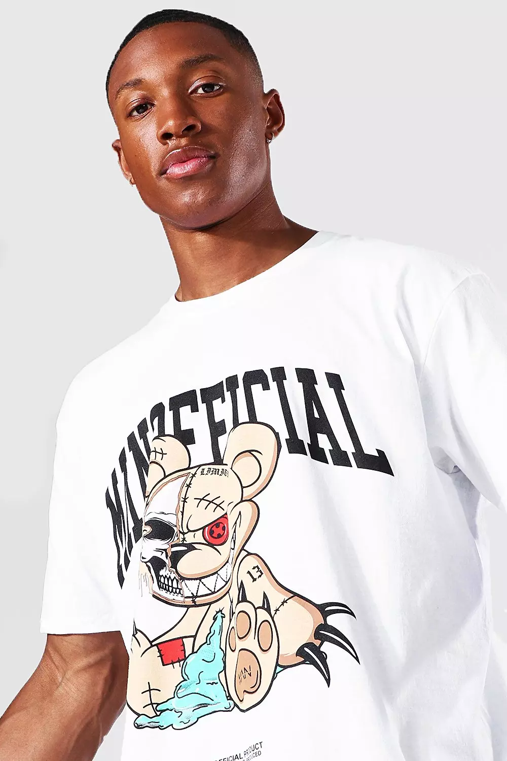 Oversized Boyfriend Chicago Bears Graphic Tee