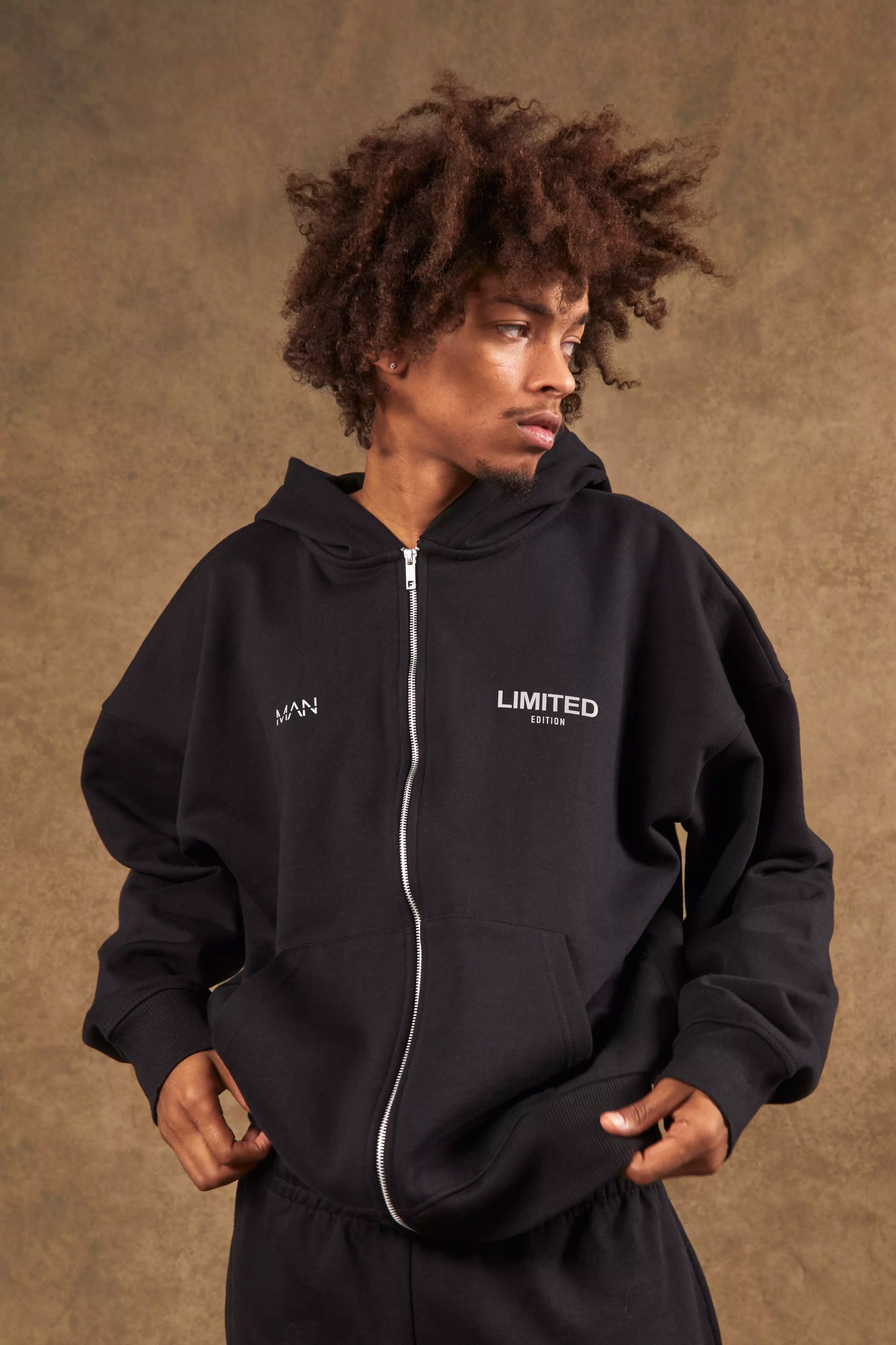 Zip up hoodie discount oversized