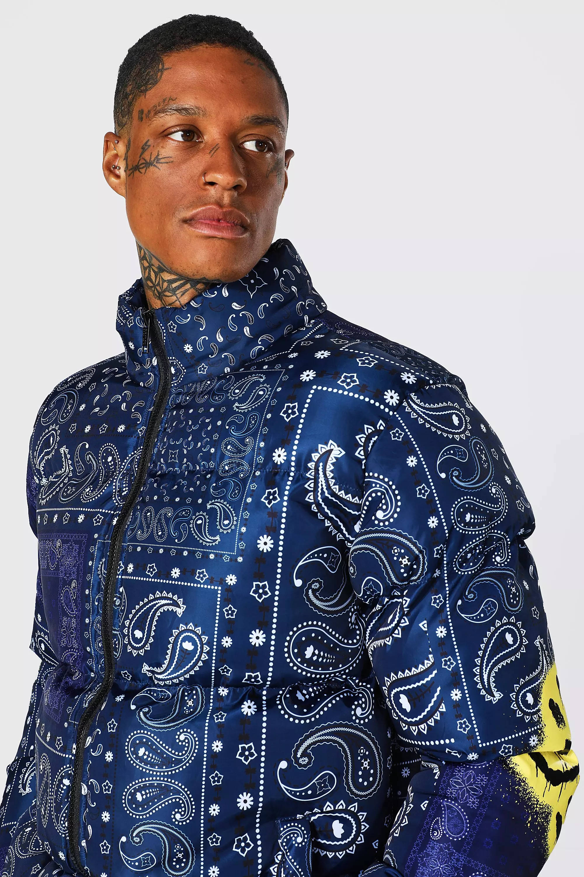 Navy Bandana Jacket