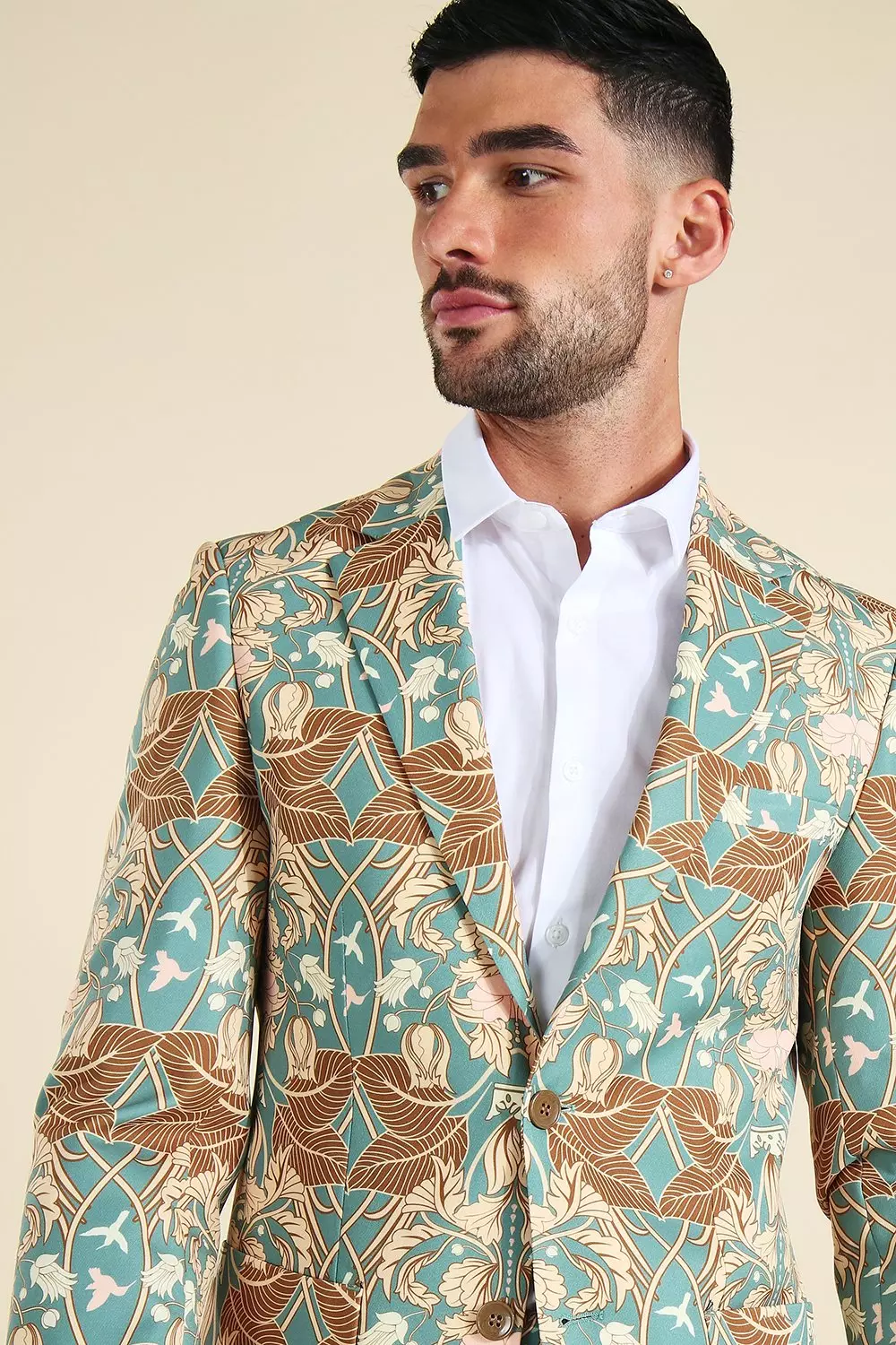 Suits & Blazers  Vintage Mens Tapestry Jacket One Of A Kind