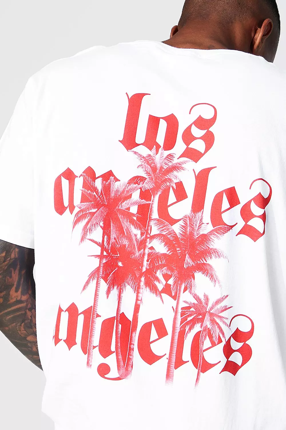 T-SHIRT • I Love LOS ANGELES • LOGO PRINTED FRONT OR BACK SIDE