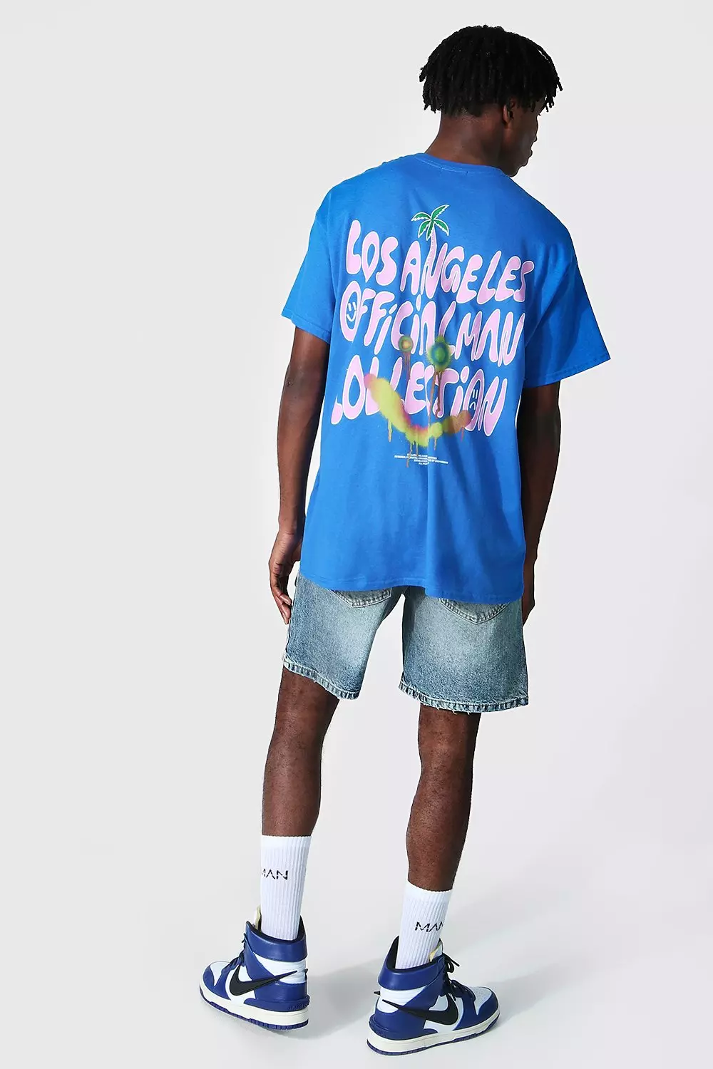 Oversized Los Angeles Palm Graphic T-shirt