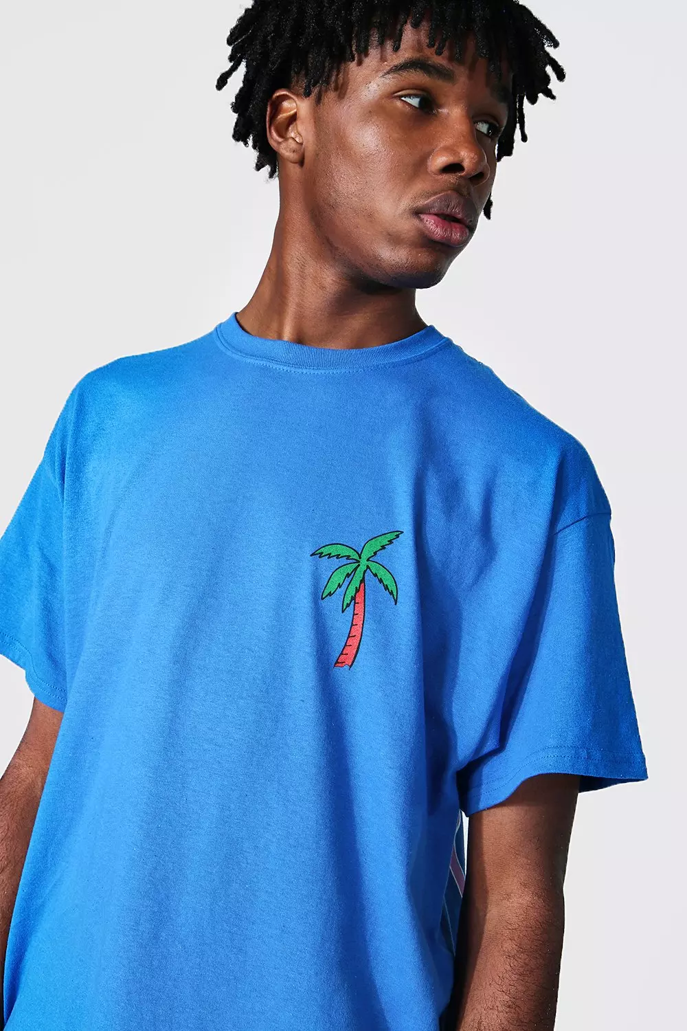 Oversized Los Angeles Palm Graphic T-shirt