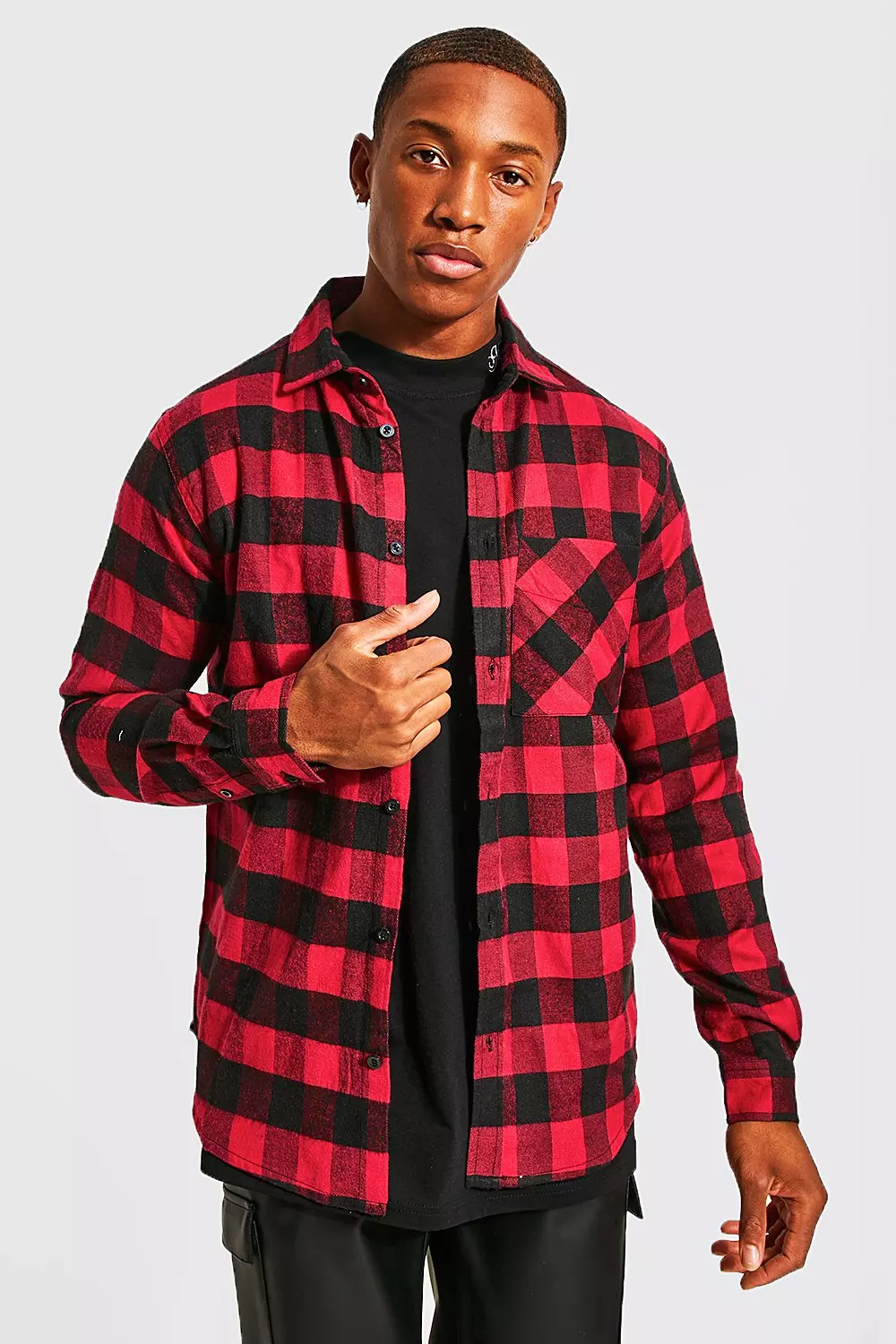 Long Sleeve Regular Fit Check Shirt