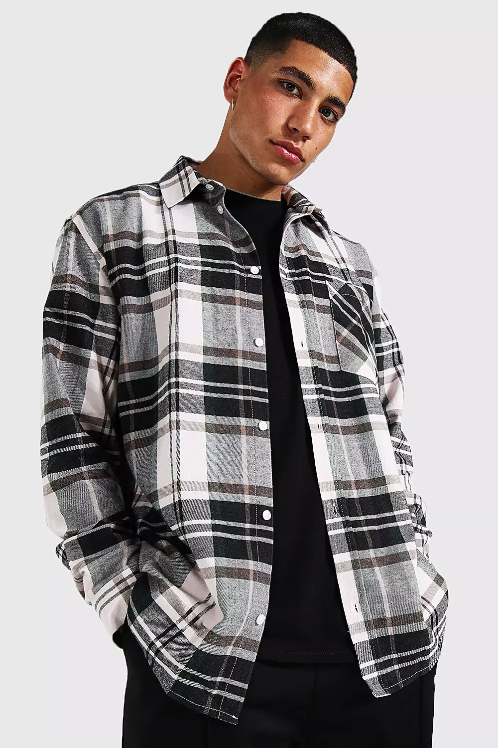 Baggy flannel store