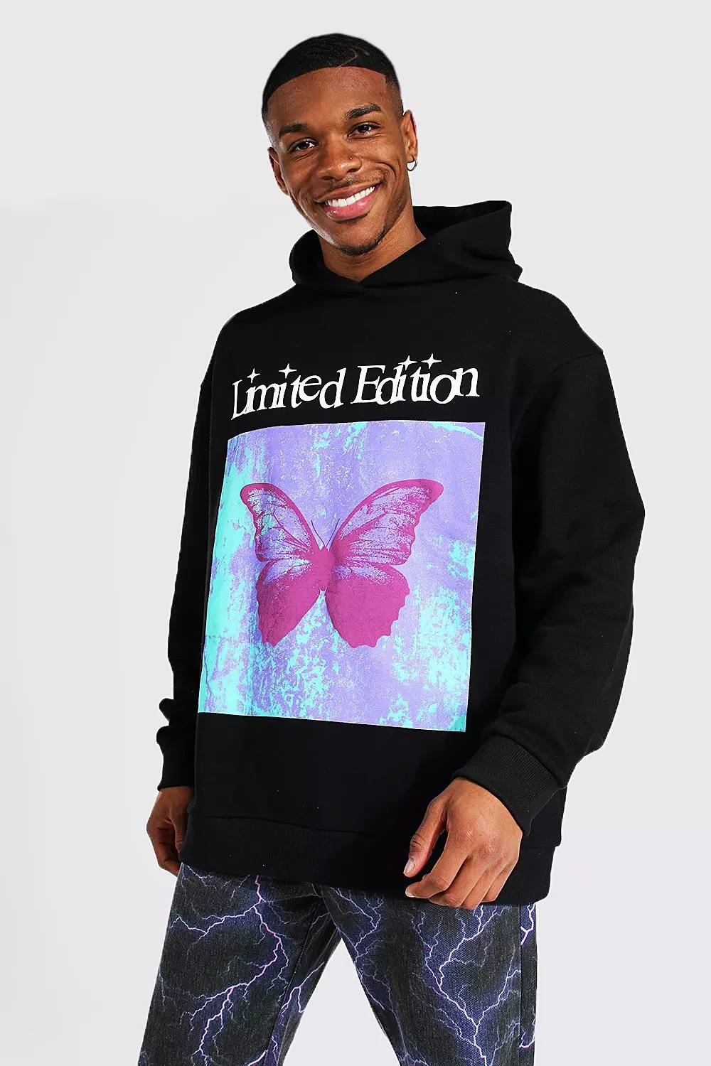 Butterfly 2025 hoodie black