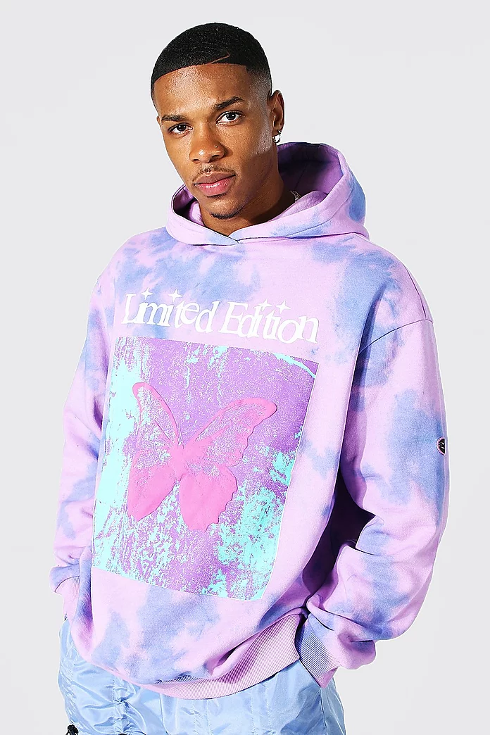 Oversized Limited Edition Tie Dye Hoodie