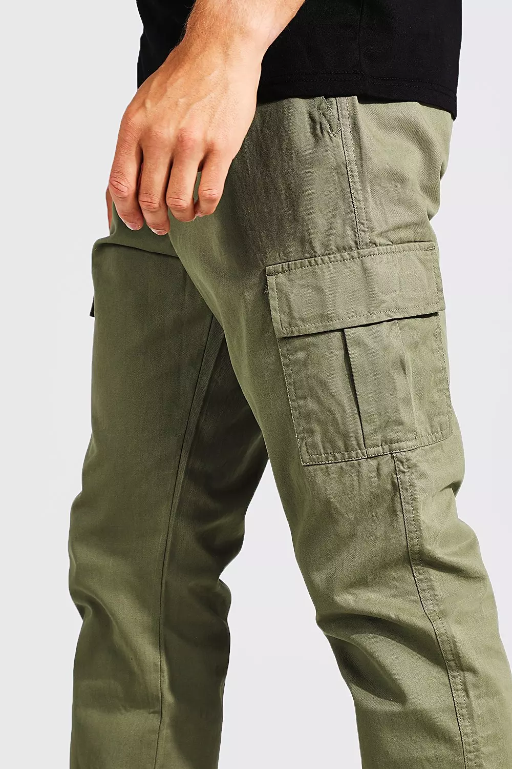 Pantalon cargo coupe droite new arrivals