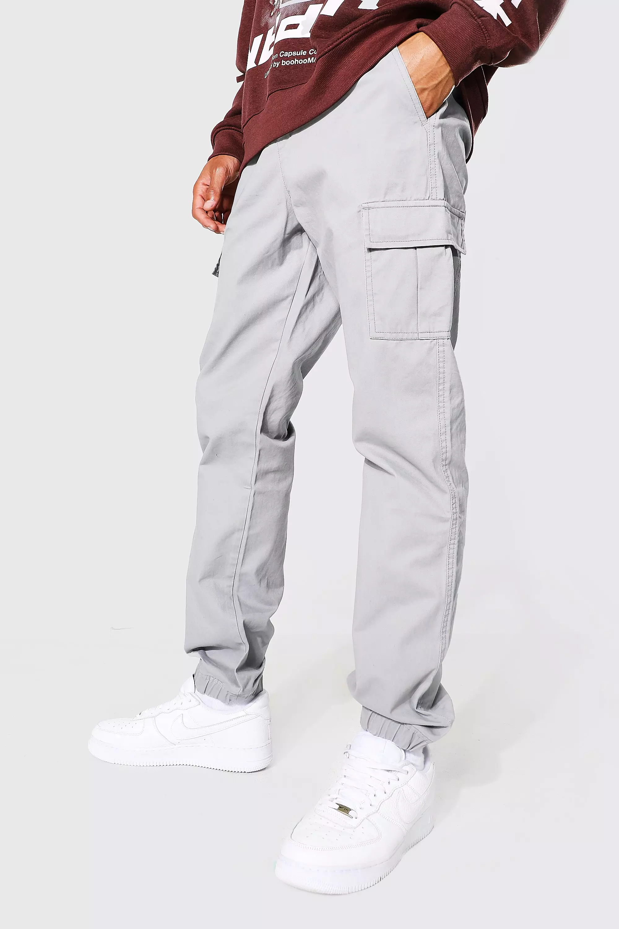 Pantalon cargo coupe droite homme new arrivals