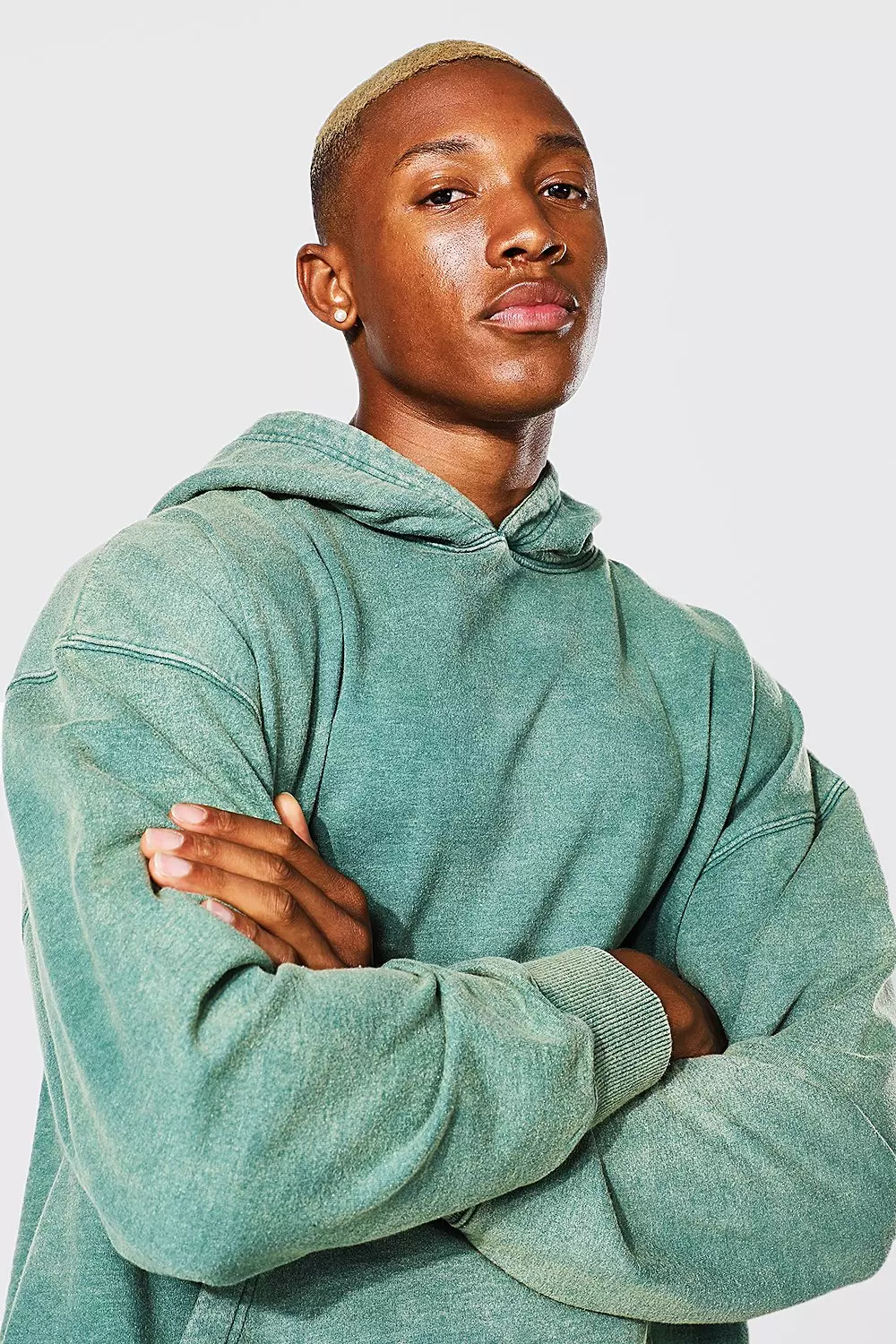 Acid wash green online hoodie