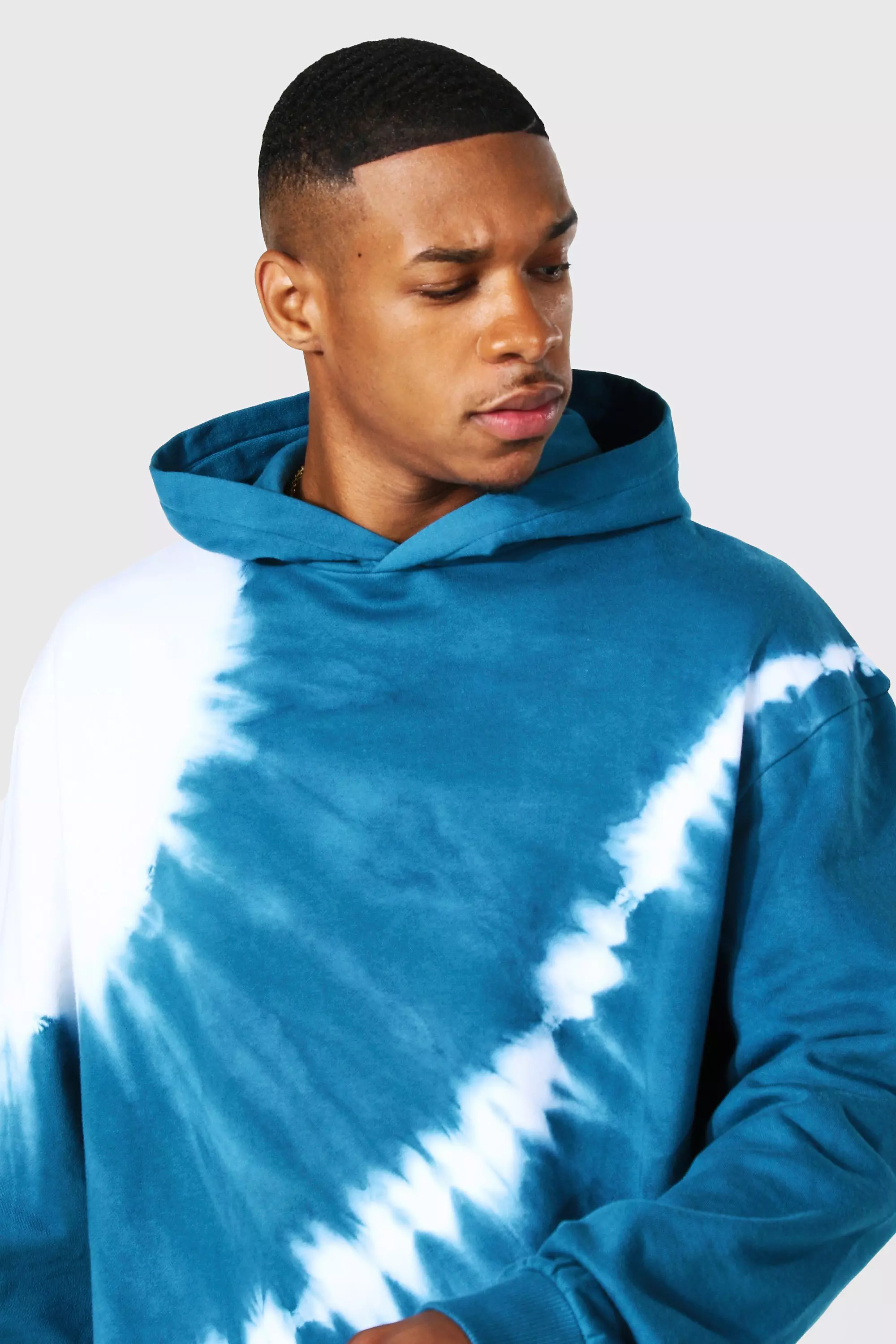 Oversized Man Tie Dye Hoodie