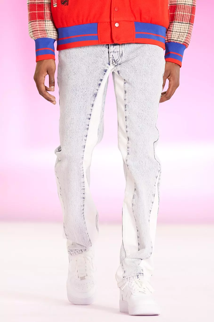 Straight Leg Panel Sweatpants