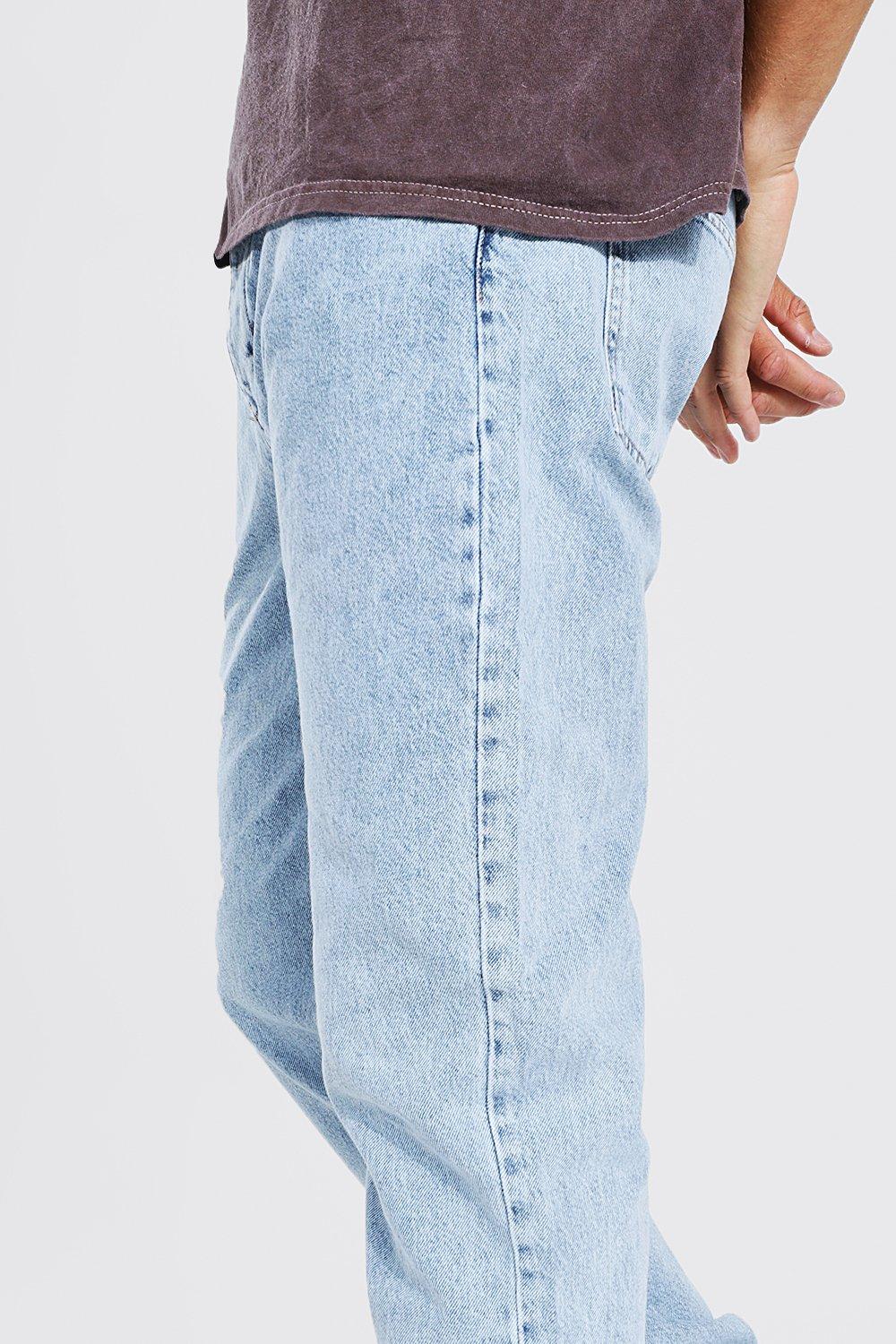 straight leg jeans for big men