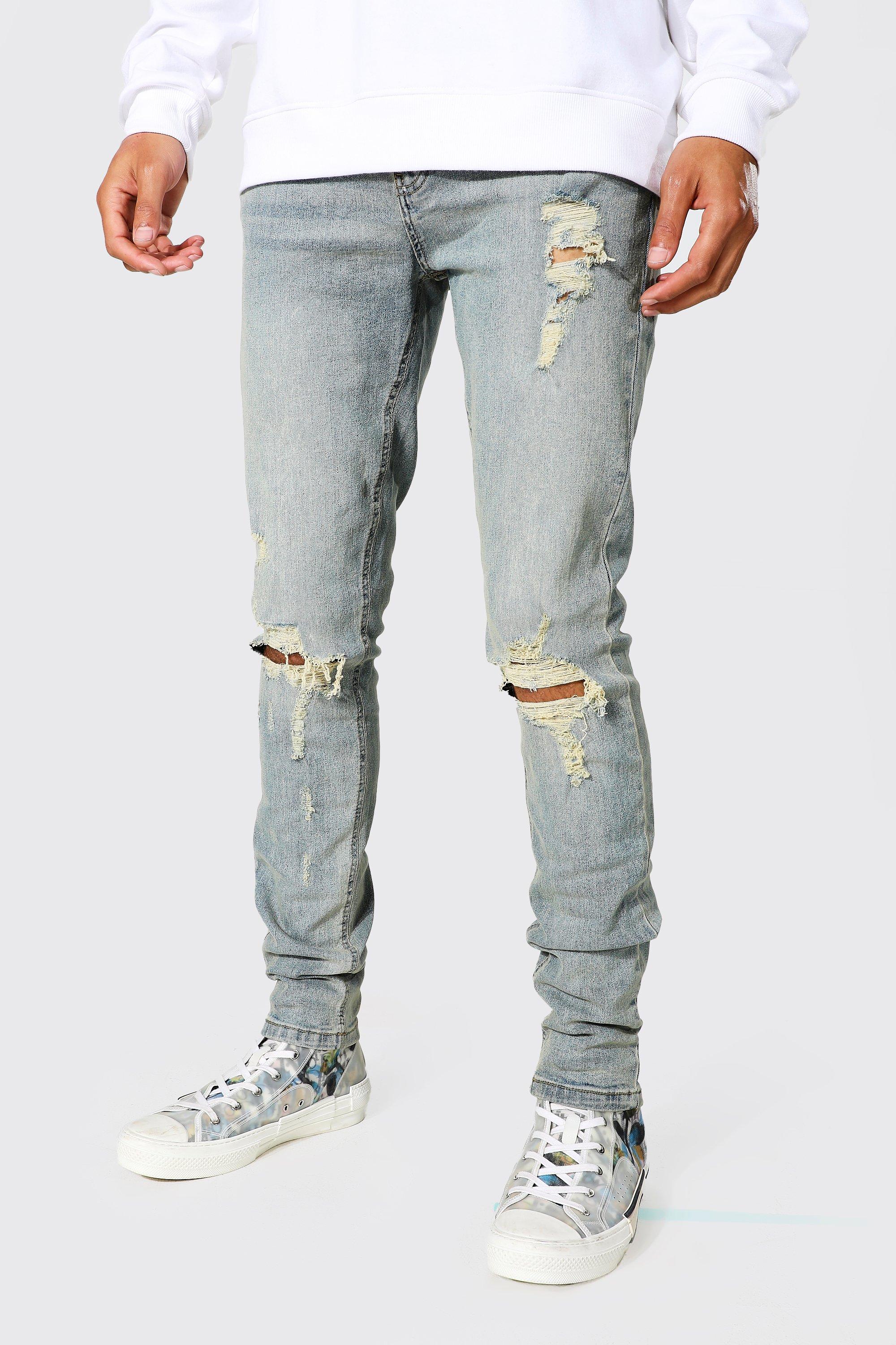 tall distressed skinny jeans