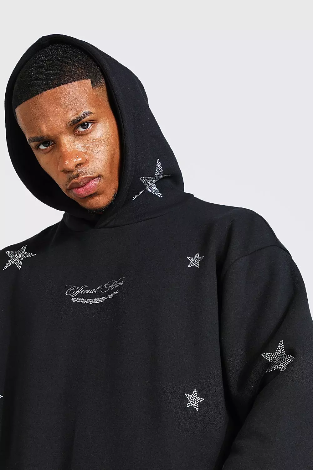 Oversized Official Rhinestone Star Tracksuit