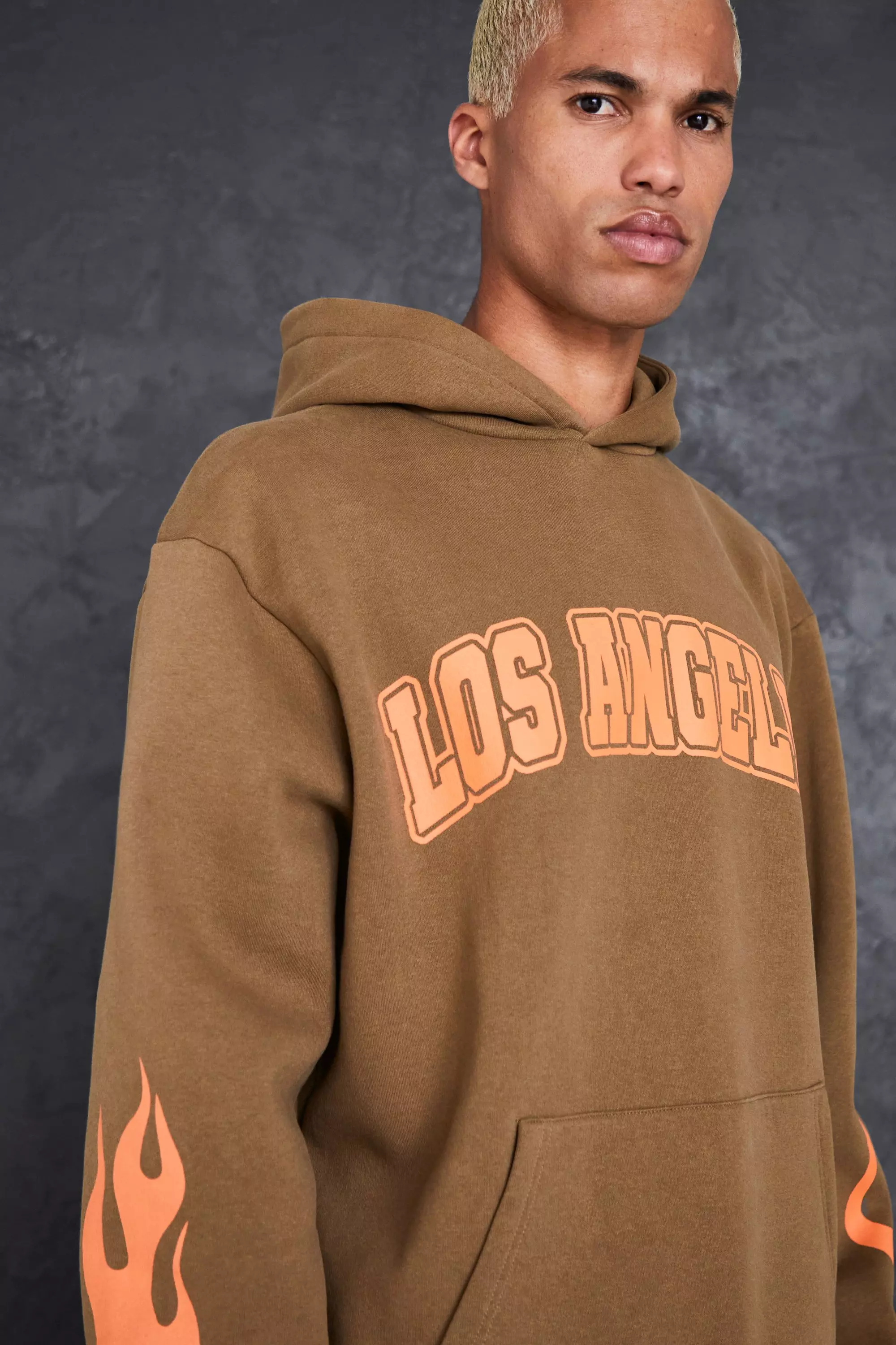 LA Brown Hoodie (Cut Label) 