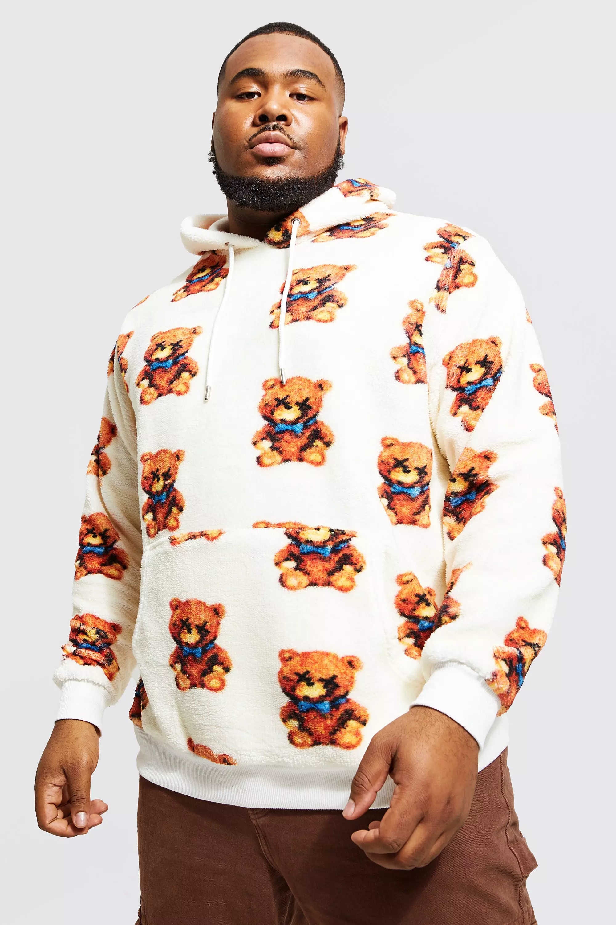 Boohooman best sale teddy hoodie