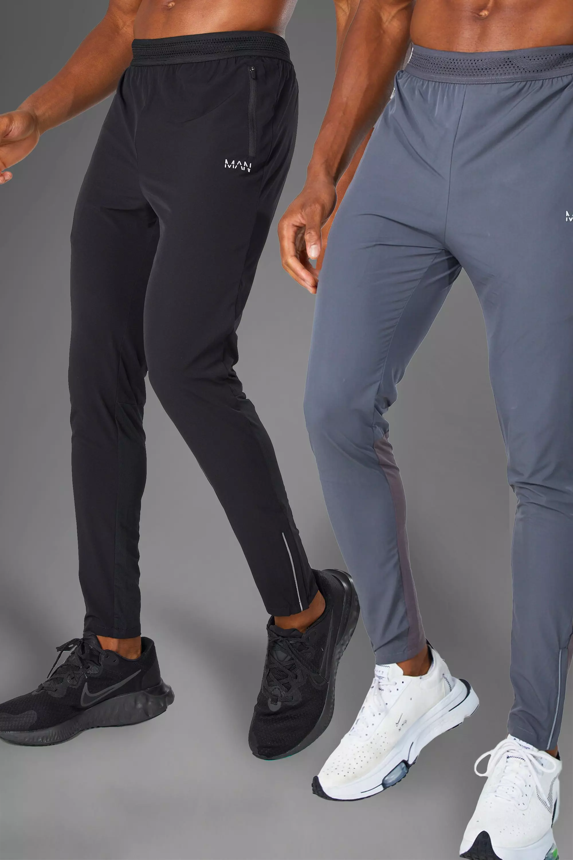 Boohooman hot sale checked joggers