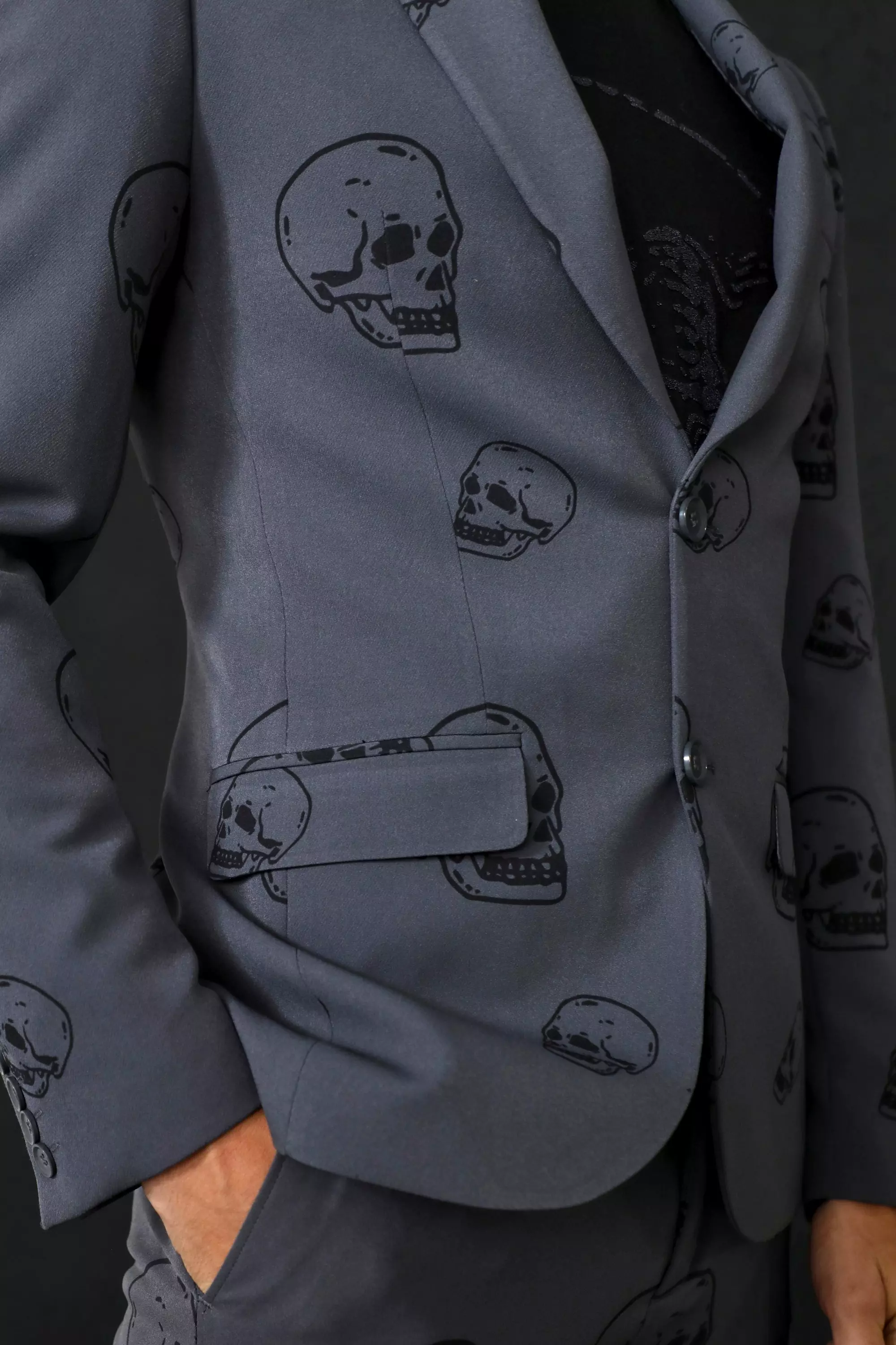 Skull on sale suit jacket