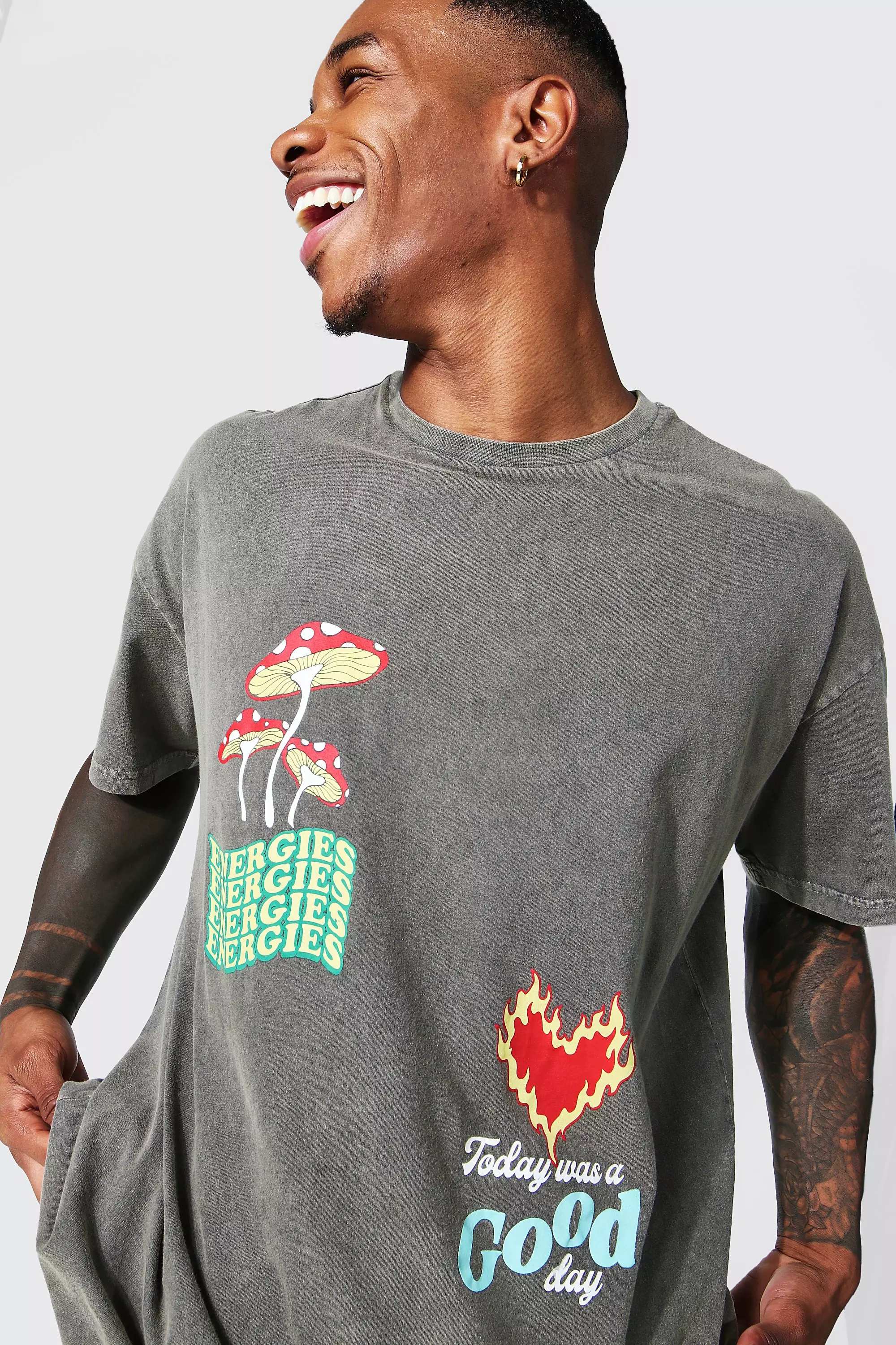 Oversized Nfl Packers Overdyed T-shirt