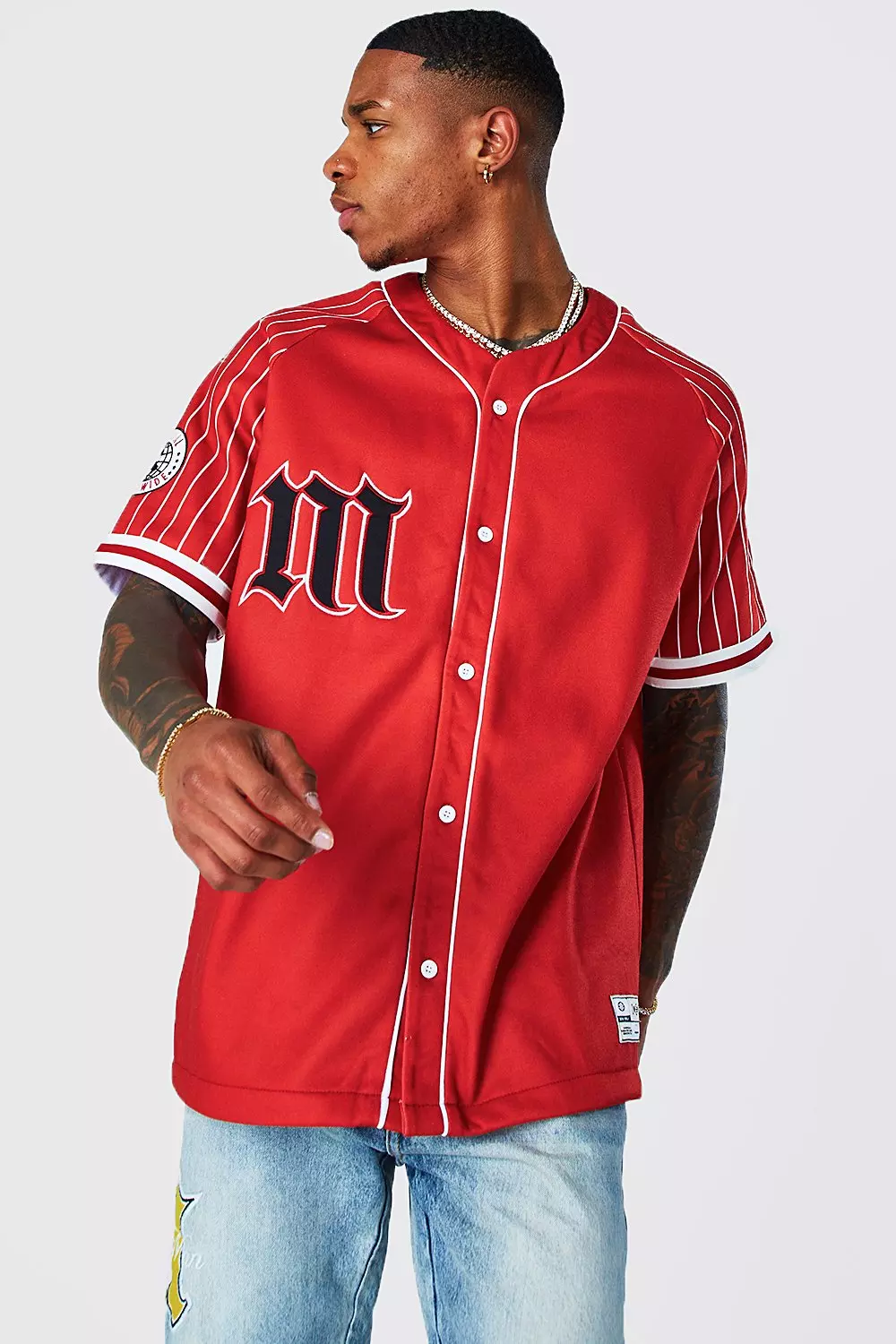 Oversized clearance baseball shirt