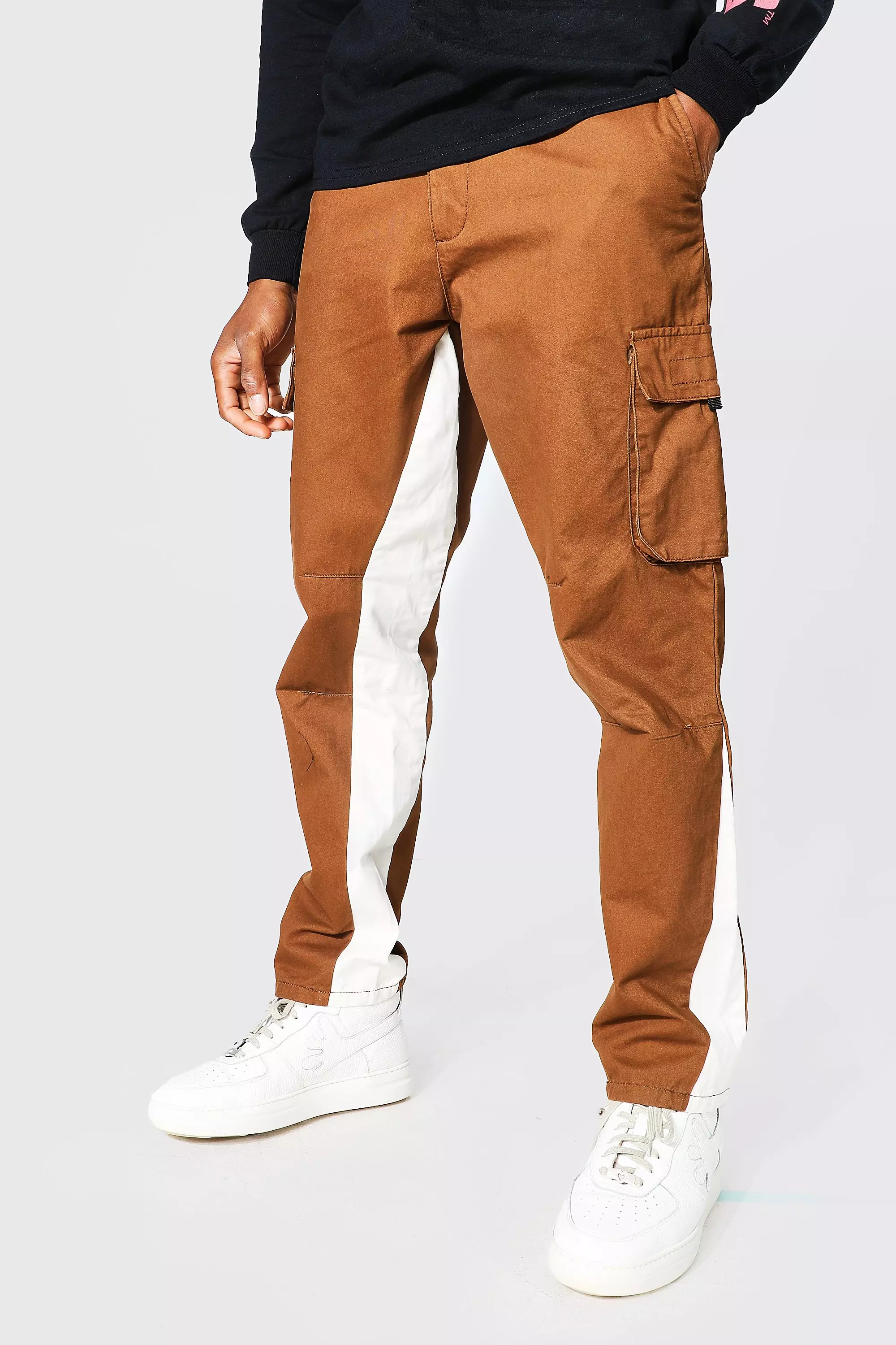 Pantalon cargo 2024 coupe droite homme