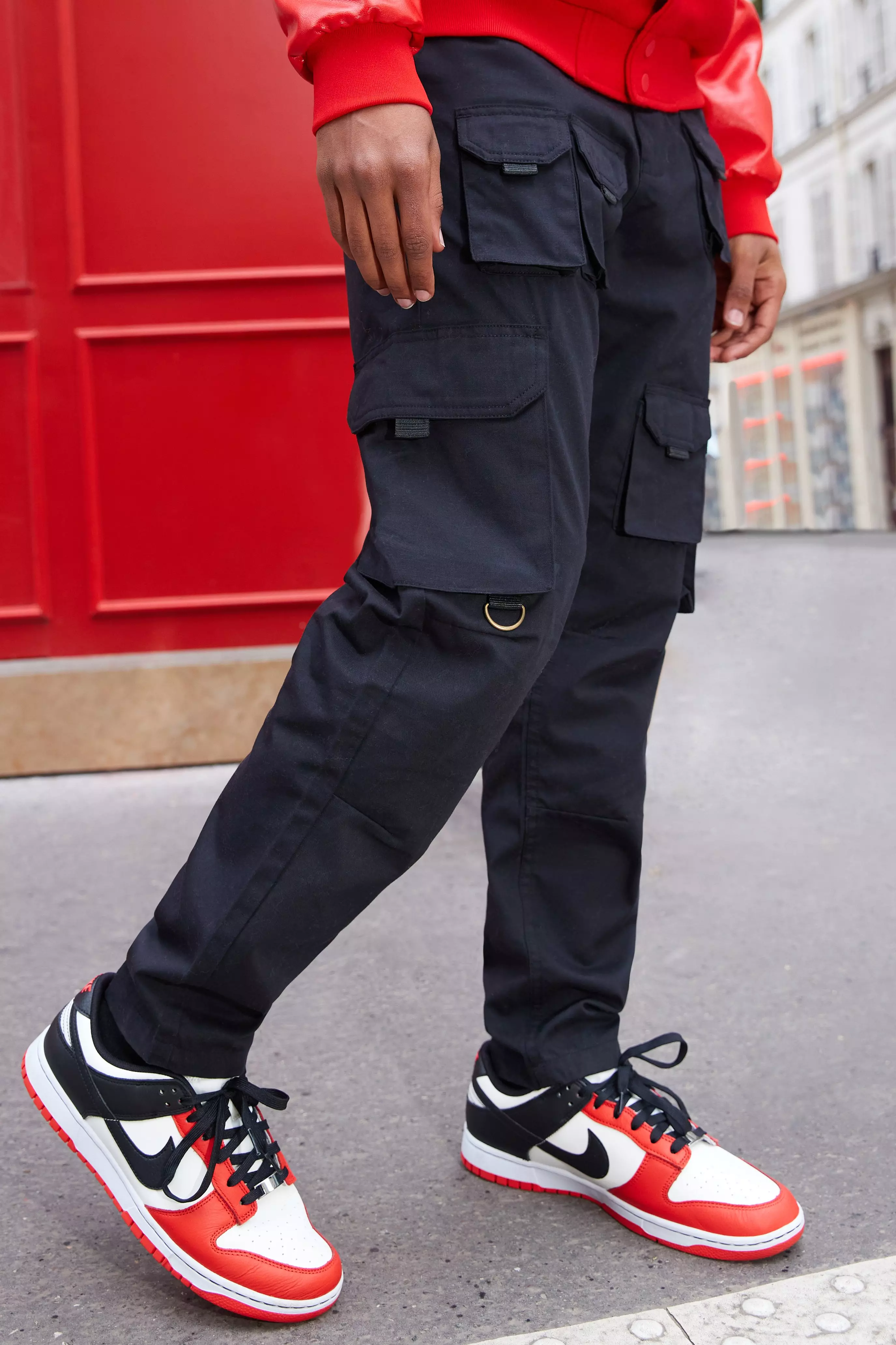 Straight Cargo Trousers